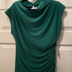 Long formal dress short sleeves goes down to your ankles